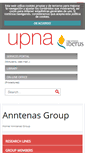 Mobile Screenshot of antenas.unavarra.es